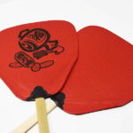 Yakitoriwaaier (uchiwa) - rood - Bild 2