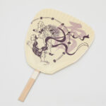 Yakitoriwaaier (uchiwa) - wit - Afbeelding 3