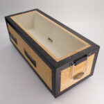 Konro Grill (Holzkohlegrill) - Kieselgurstein - B-10 (54 x 23 x 20 cm)