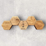 Rokkakkei magneetframe - eikenhout - Bild 4