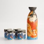 Sake-Service-Geschenkset - Ukiyo-e (japanische Kunst)