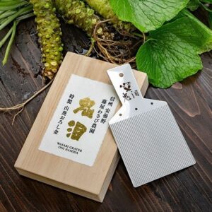Oni Namida professionelle Wasabi-Reibe - Edelstahl - 9,9 x 9,9 cm